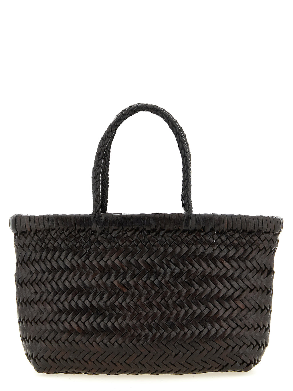 Dragon Diffusion Brown Calfskin Handbag