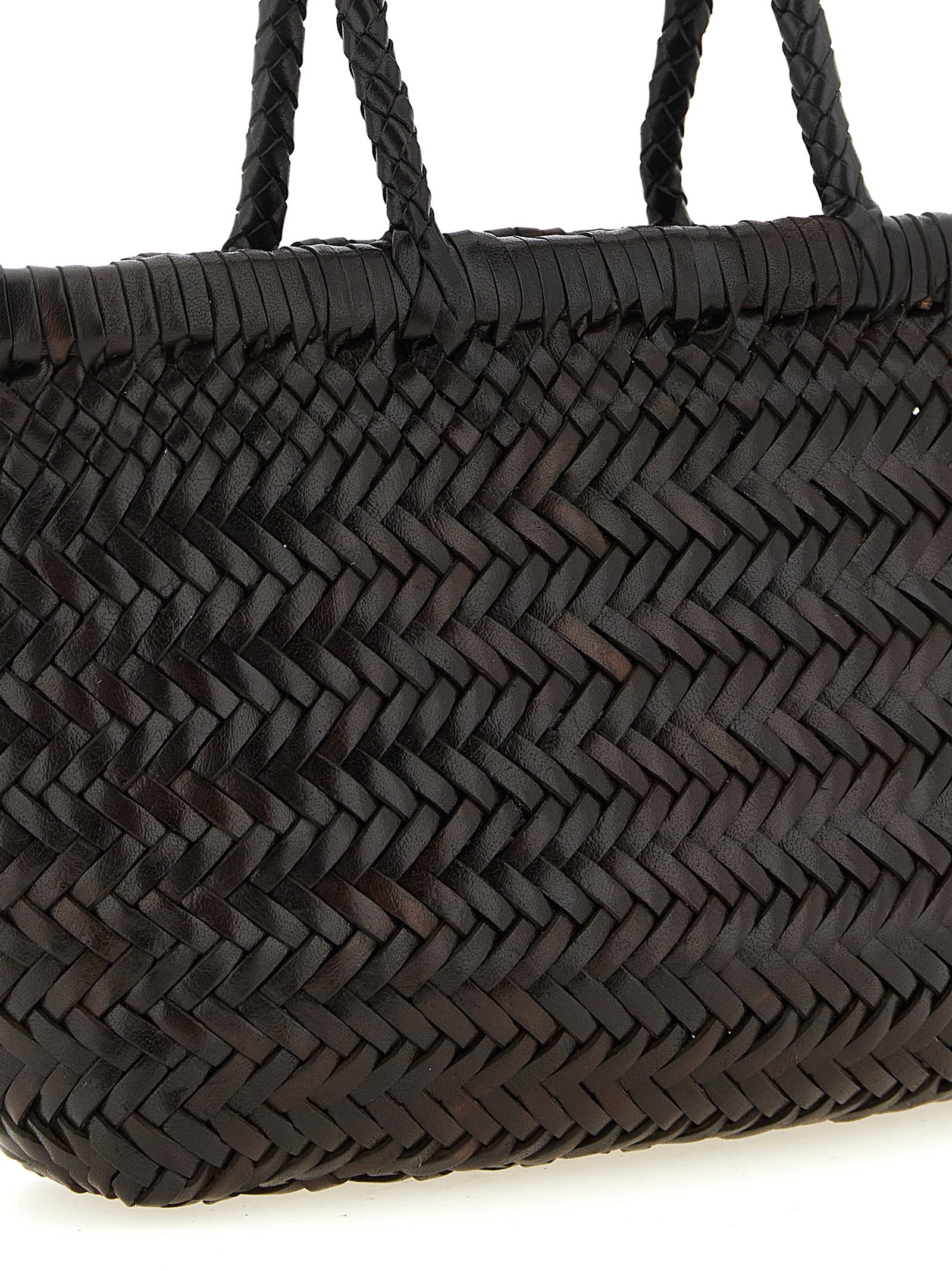 Dragon Diffusion Brown Calfskin Handbag