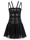 Giovanni Bedin Black Polyamide Short Dress