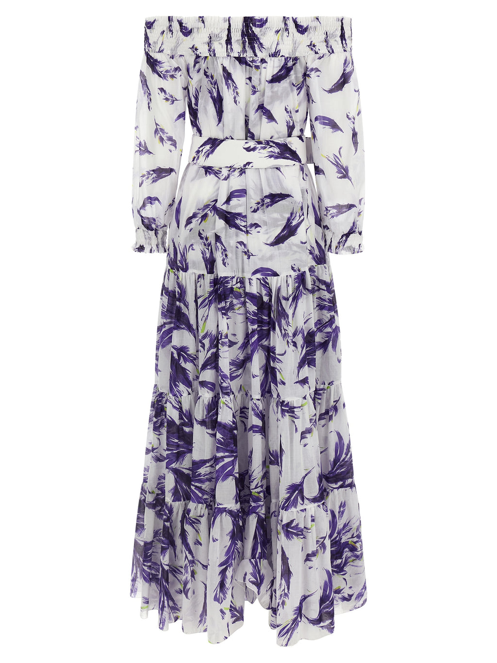 SAMANTHA SUNG Purple Cotton Long Dress
