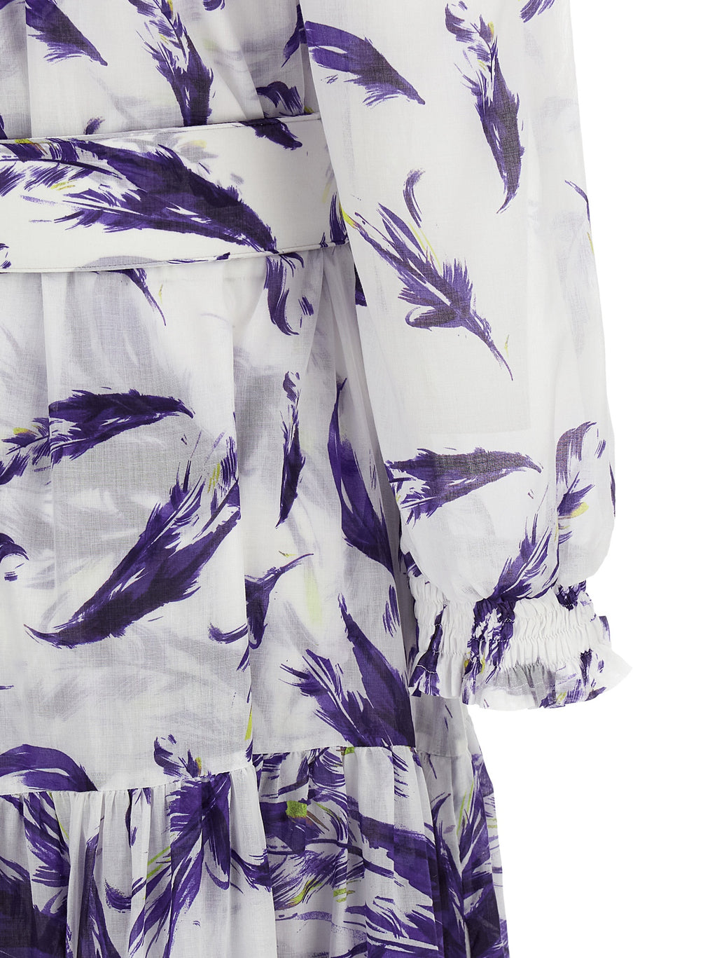 SAMANTHA SUNG Purple Cotton Long Dress