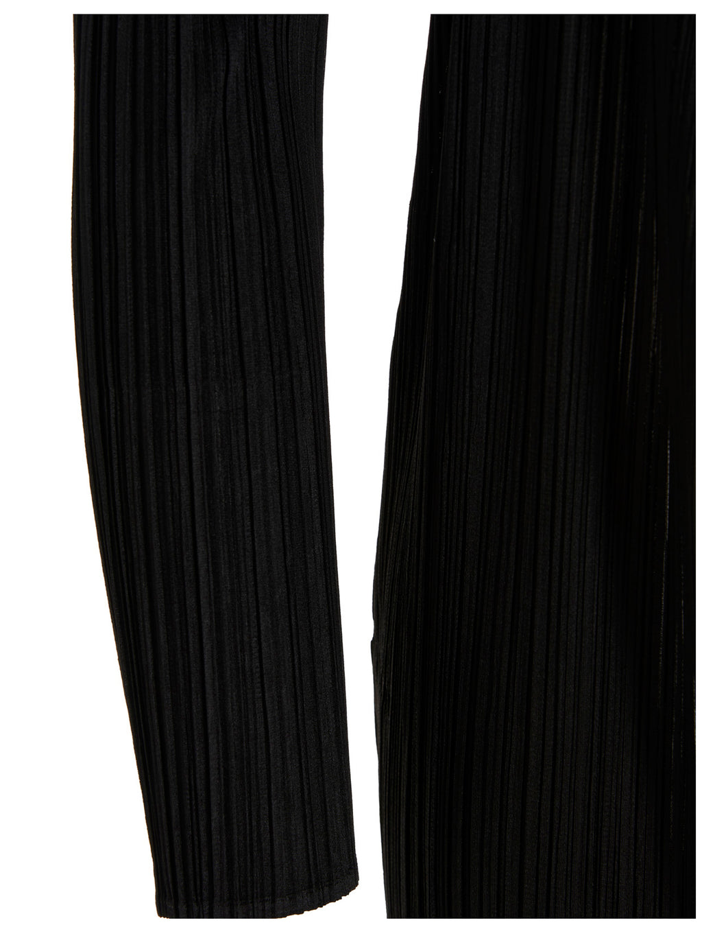 PLEATS PLEASE ISSEY MIYAKE Black Polyester Cardigan