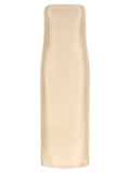 Loulou De Saison Beige Viscose Midi Dress