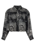 R13 Black Silk Blouse