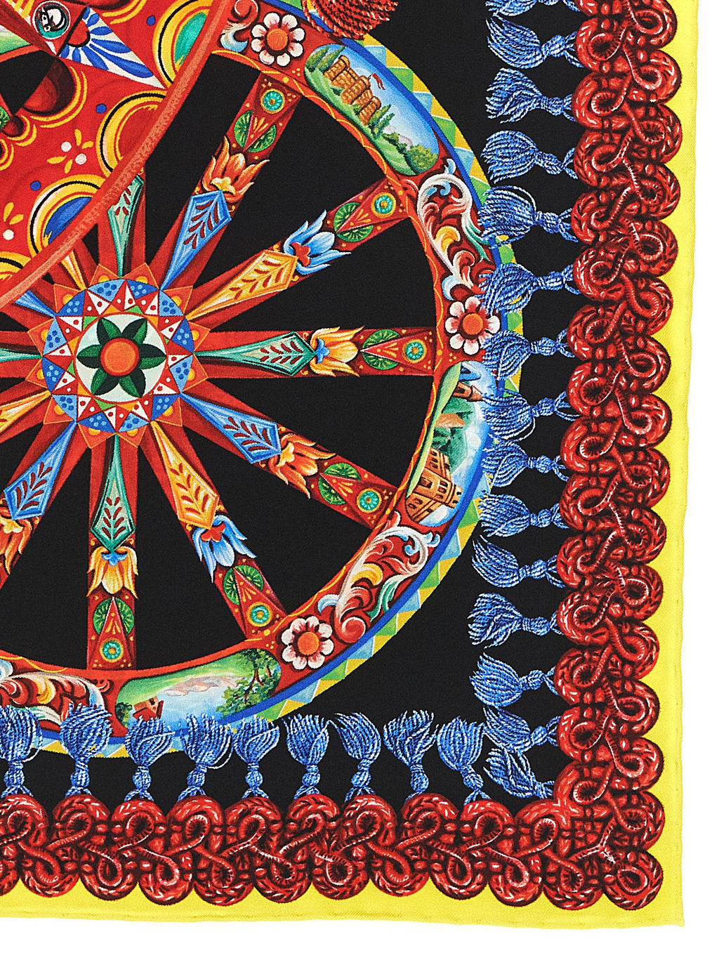 Pañuelo de seda multicolor Dolce & Gabbana