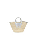 Jacquemus Beige Raffia Handbag