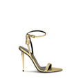 Sandalias Tom Ford Gold Lamb Ovis Aries de tacón de aguja