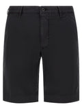 Incotex Blue Cotton Bermuda Shorts