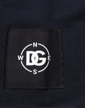 Dolce & Gabbana Dark Blue Logo Cotton Sweatshirt Sweater