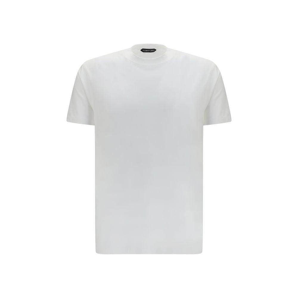 Camiseta de algodón blanca Tom Ford