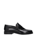Maison Margiela Black Leather Slip-On Loafers