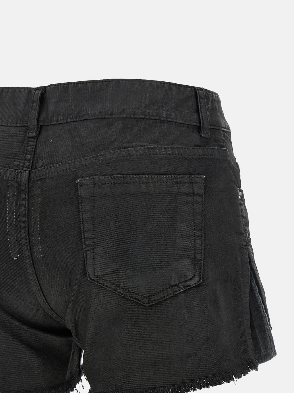 DRKSHDW Black Cotton Bermuda Shorts