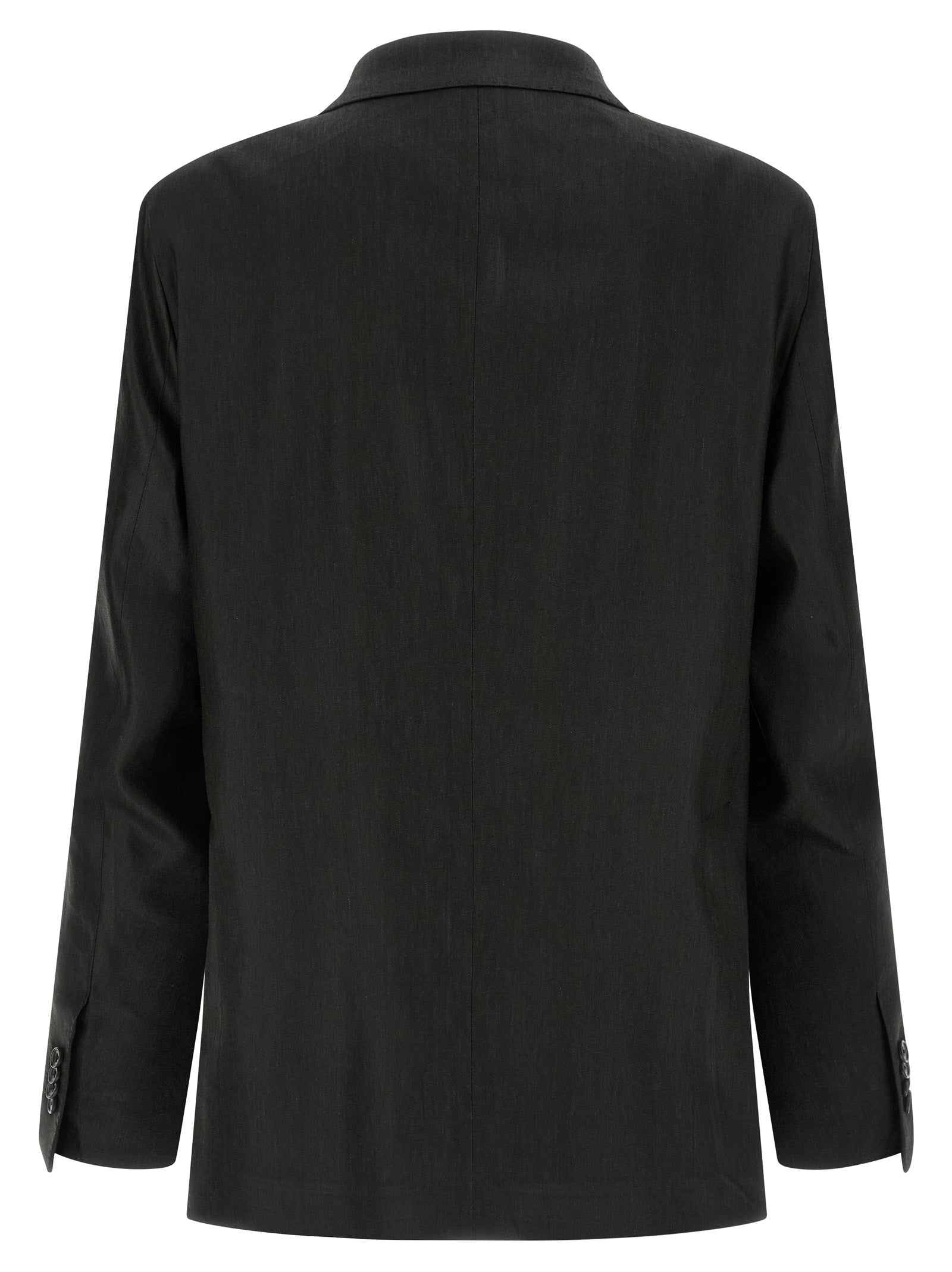 Traje de dos piezas Tagliatore de lino negro