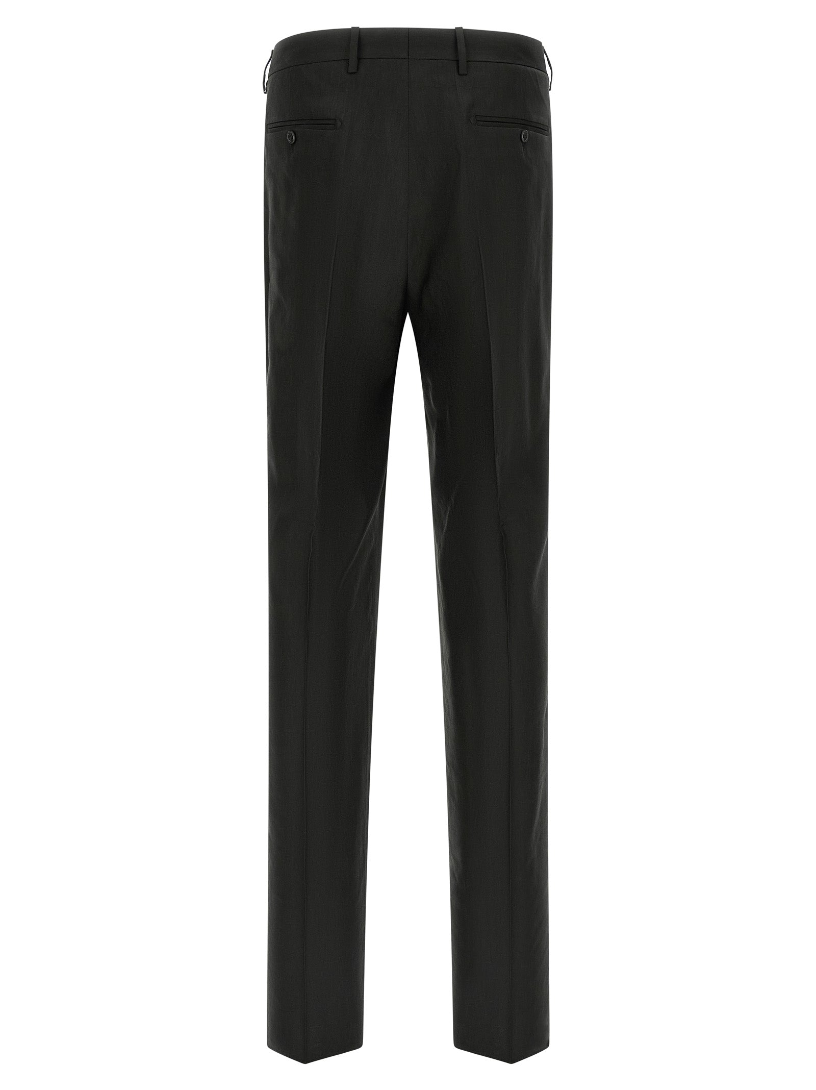 Traje de dos piezas Tagliatore de lino negro