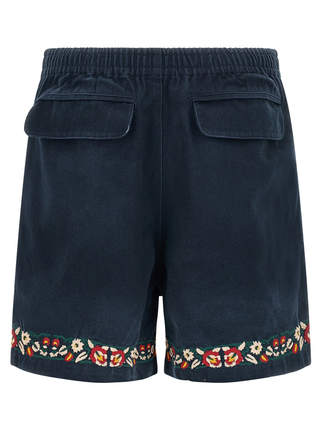 FOUND Blue Cotton Bermuda Shorts