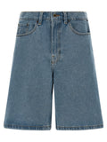 Vans Blue Cotton Bermuda Shorts