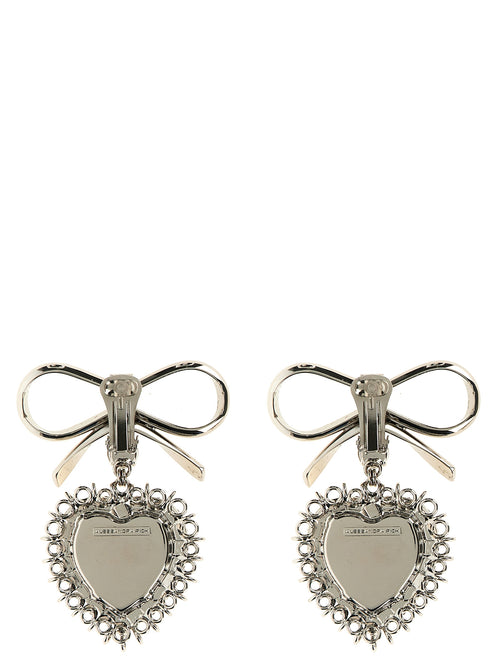 Pendientes Alessandra Rich Silver Glass