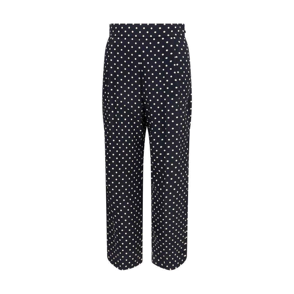 Pantalones cortos de seda negra de Valentino