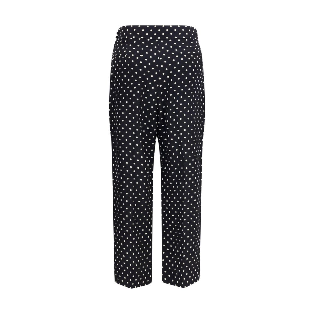Pantalones cortos de seda negra de Valentino