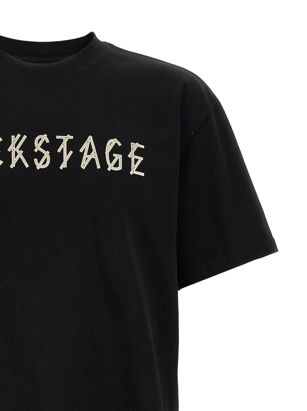 44 Label Group Black Cotton T-Shirt