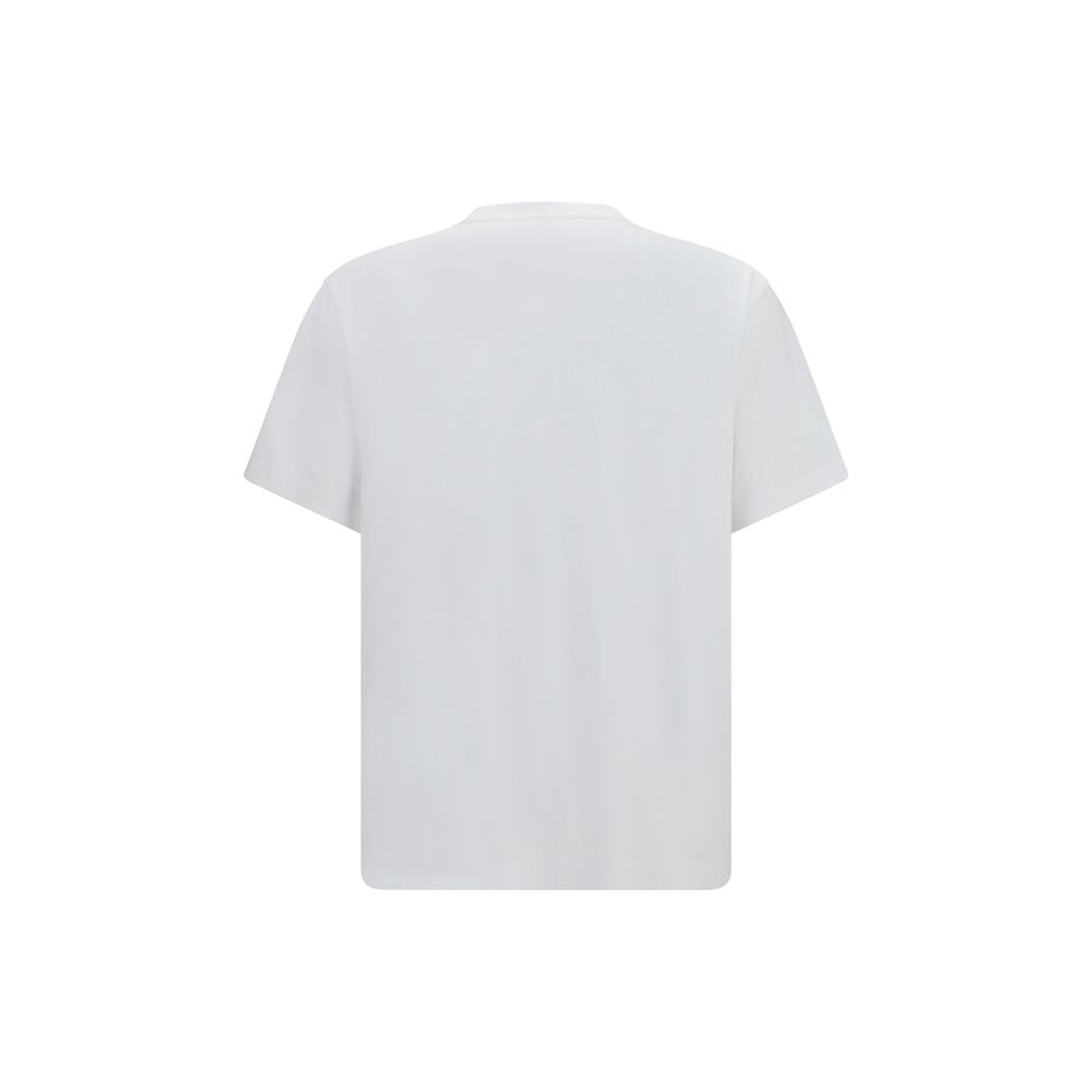 Camiseta de algodón blanca Prada