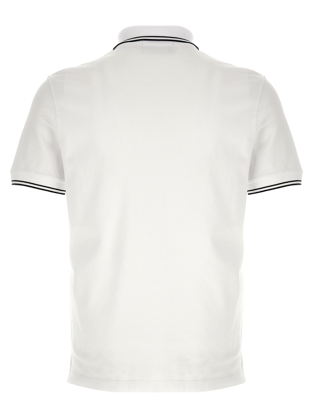 Polo de algodón blanco Stone Island