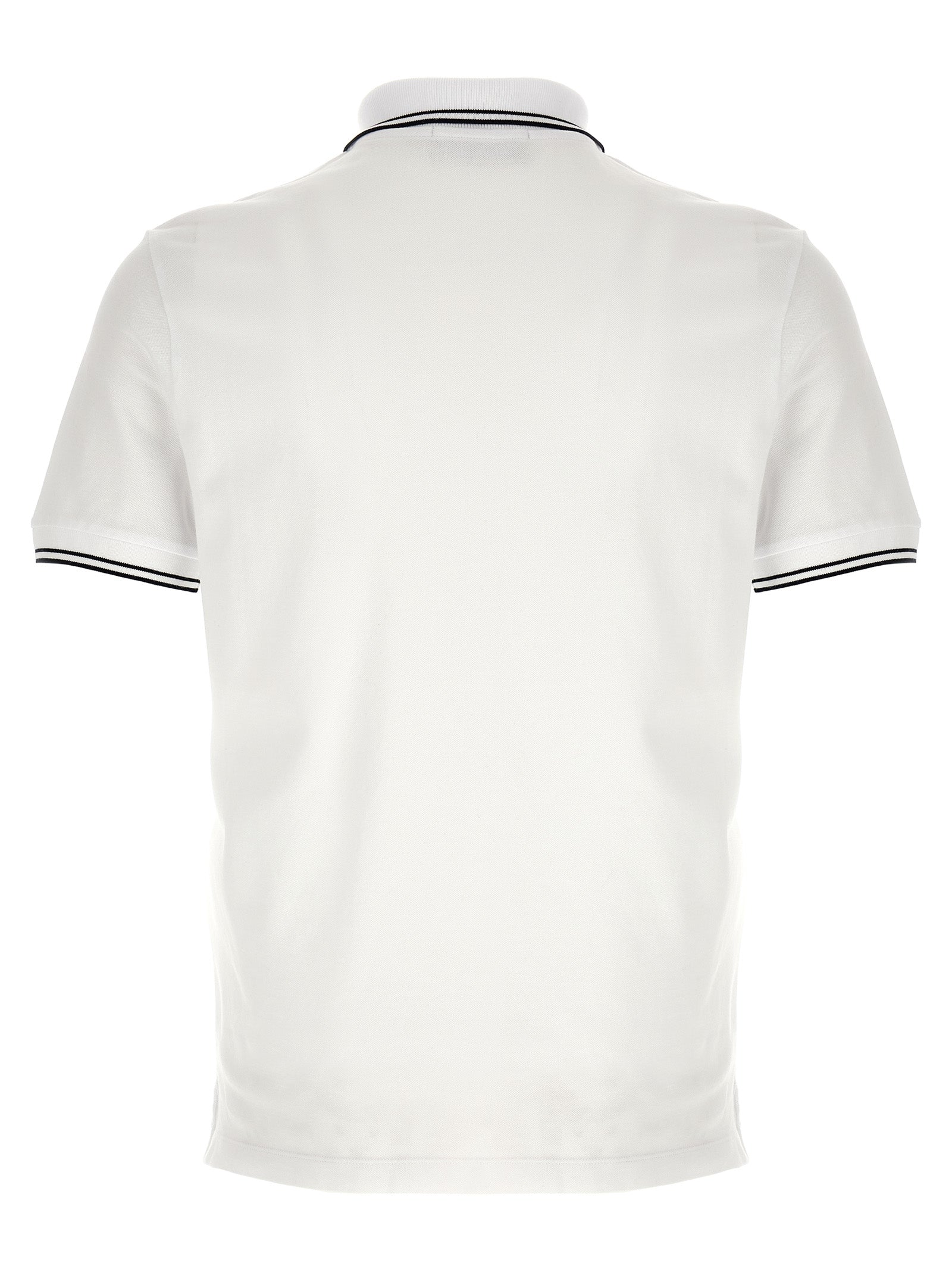 Polo de algodón blanco Stone Island