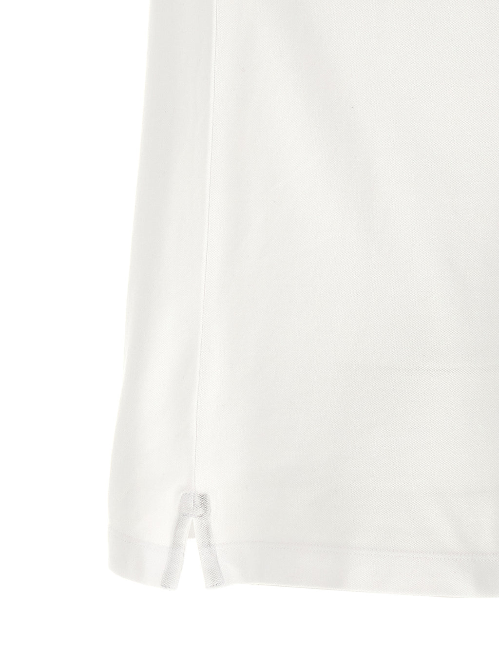 Polo de algodón blanco Stone Island