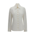 Khaite White Cotton Shirt