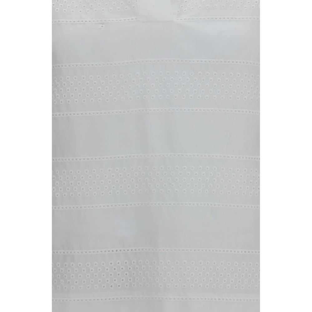 Brunello Cucinelli White Cotton Blouse
