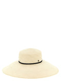 Maison Michel Beige Fabric Sunhat