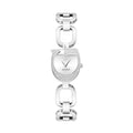 Reloj de vestir de acero inoxidable gris Guess