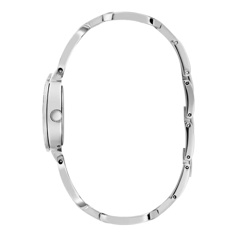 Reloj de vestir de acero inoxidable gris Guess