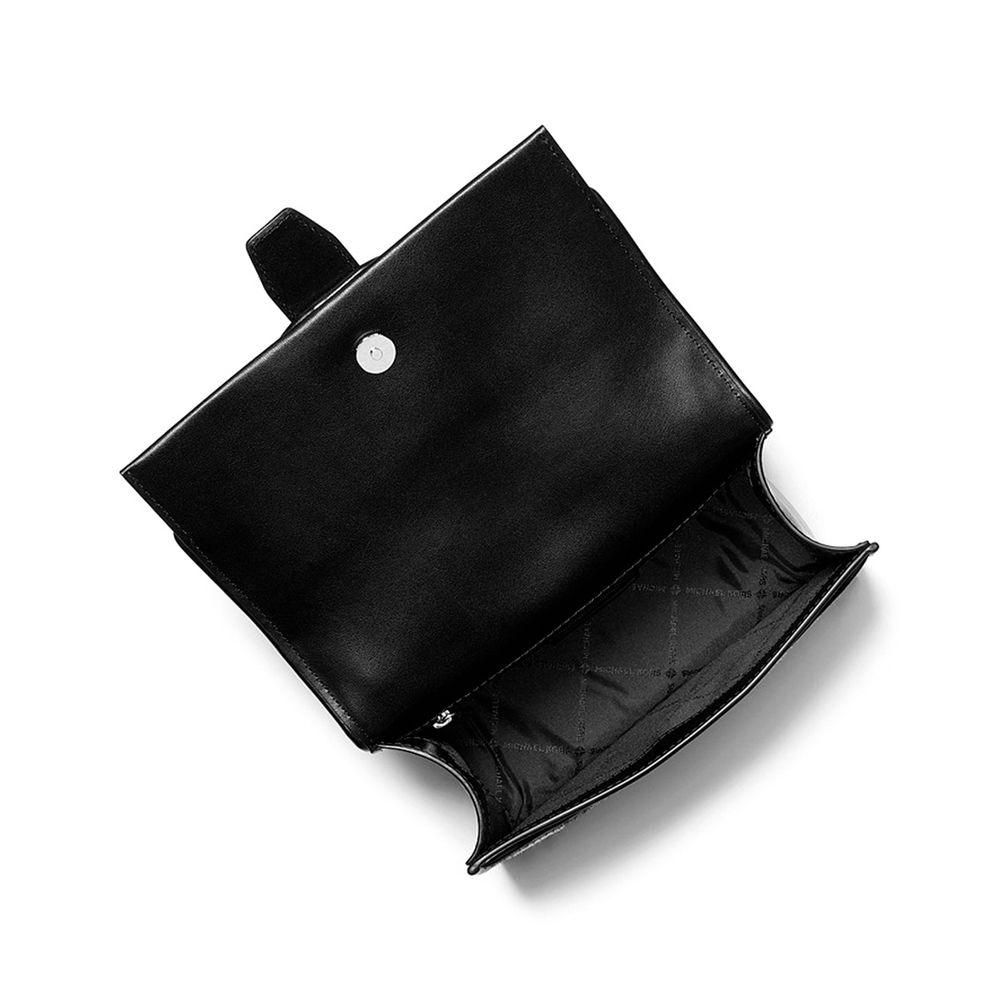 Bolso de hombro Michael Kors de cuero negro