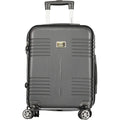Laura Biagiotti Black Polyurethane Women's Travel Bag