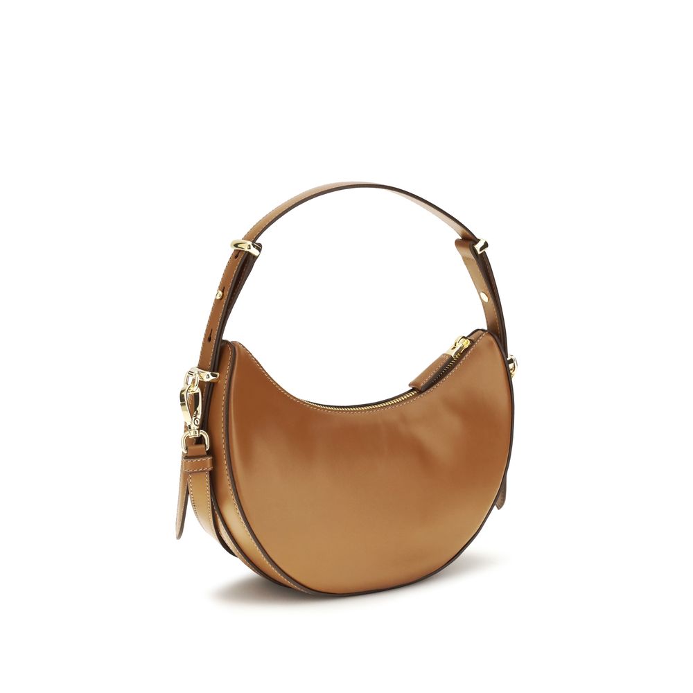 Bolso de hombro Prada de piel de becerro beige Bos Taurus