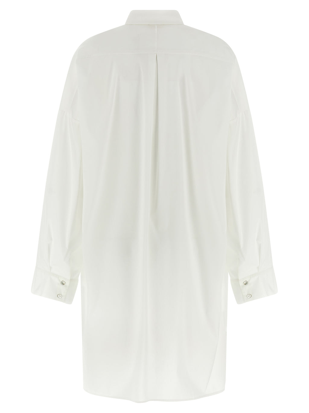 DI.LA3 PARI' White Silk Blouse