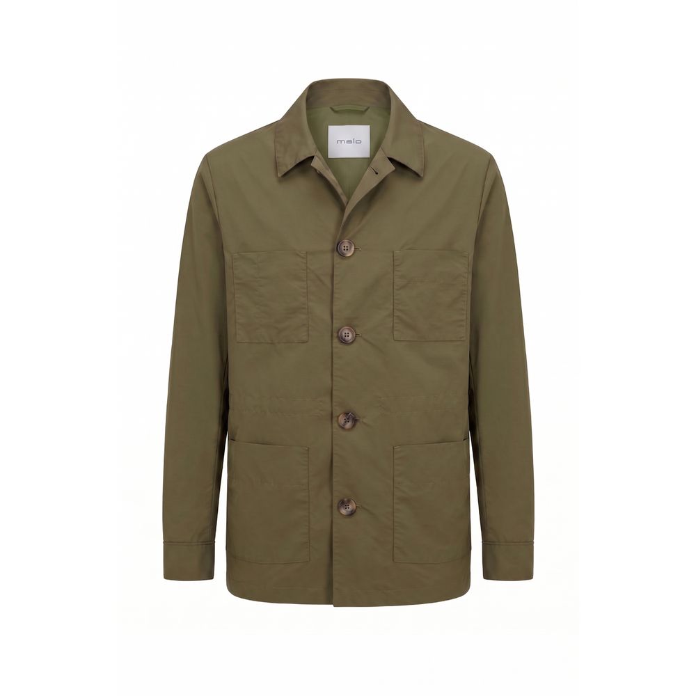 Chaqueta de nailon verde Malo para hombre