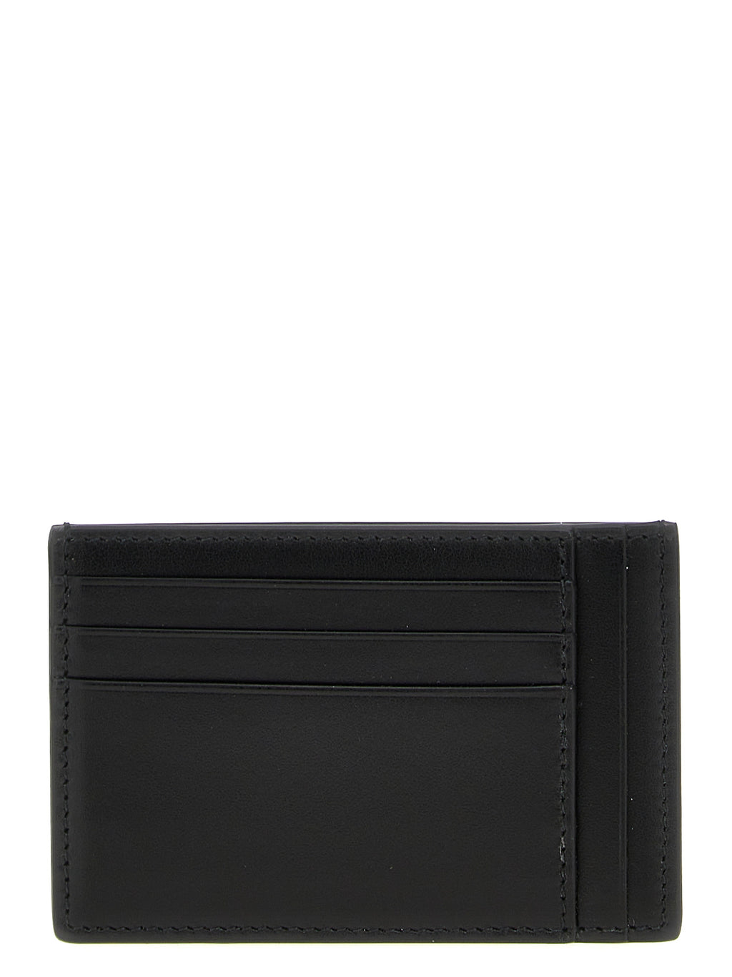 Porte-cartes Gucci en cuir de veau noir