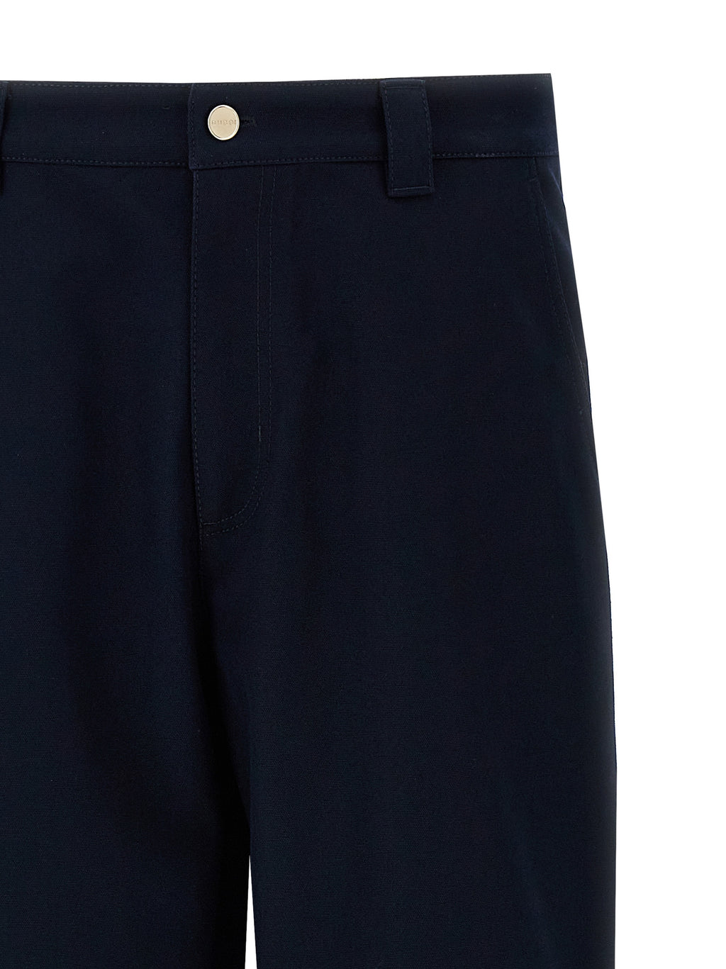 Gucci Blue Cotton Casual Pants