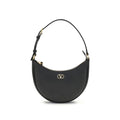 Bolso de hombro Valentino Garavani negro de piel de becerro Bos Taurus