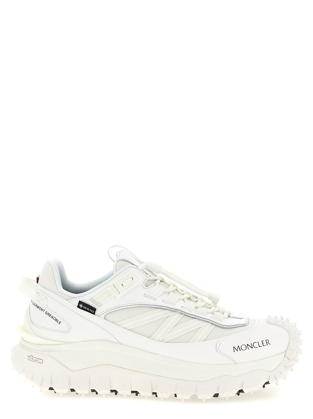 Baskets athlétiques Moncler en polyamide blanc
