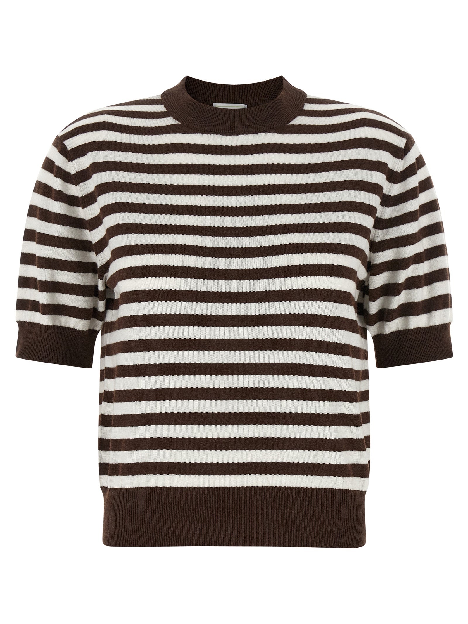 BE YOU Brown Cotton Cardigan