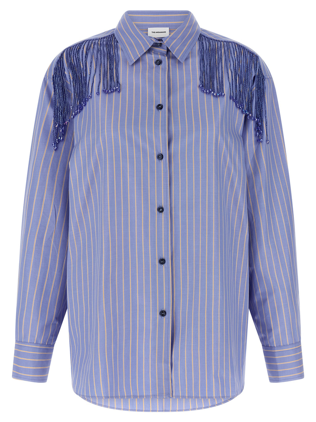 The Andamane Blue Cotton Blouse