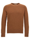 MA'RY'YA Brown Wool Cardigan