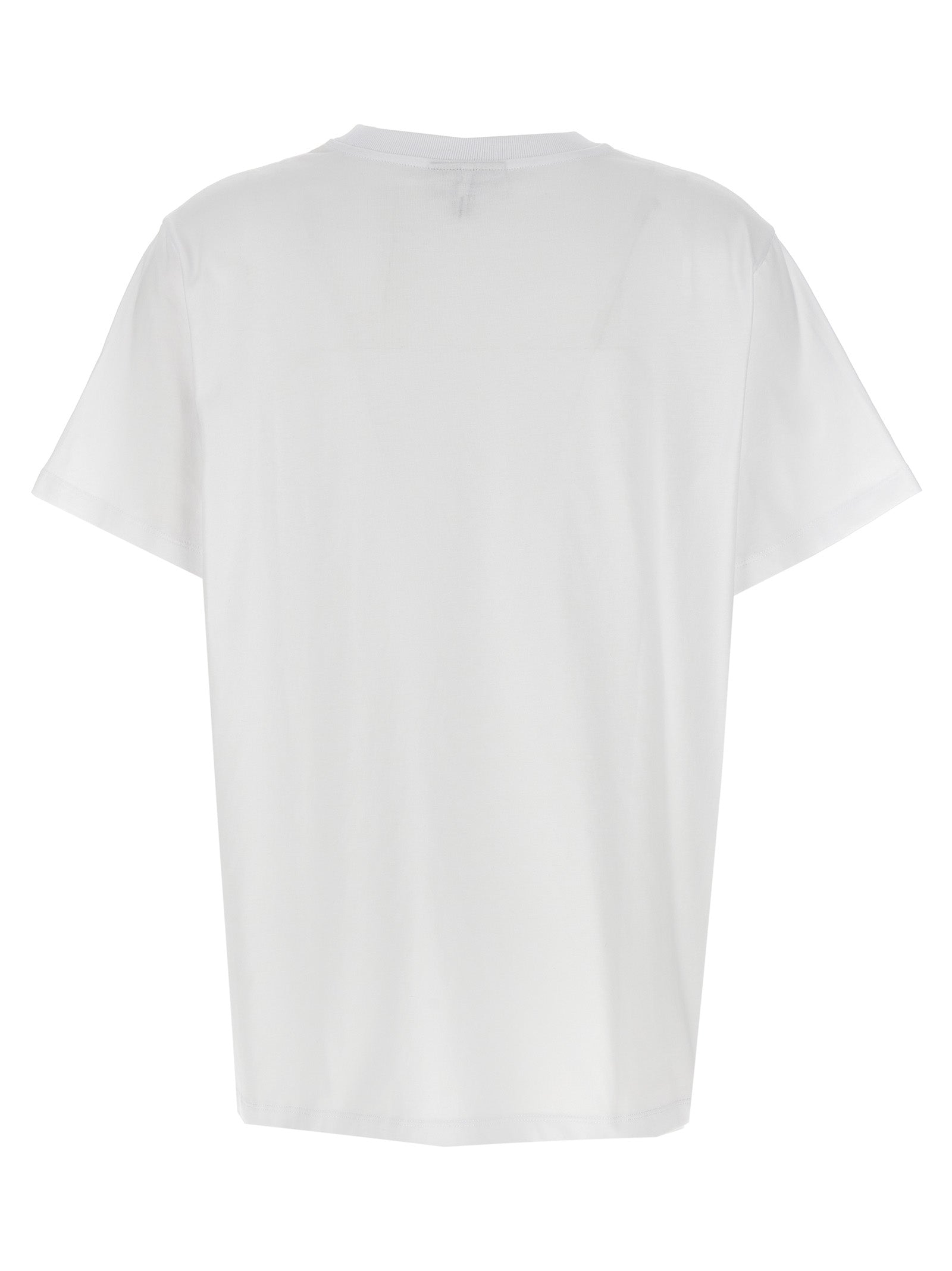 Camiseta Ganni de algodón blanco