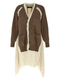 Undercover Brown Wool Cardigan