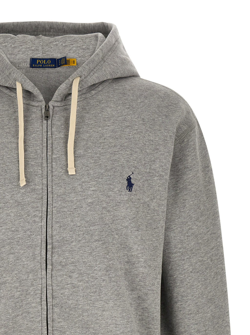Sudadera de algodón gris Polo Ralph Lauren