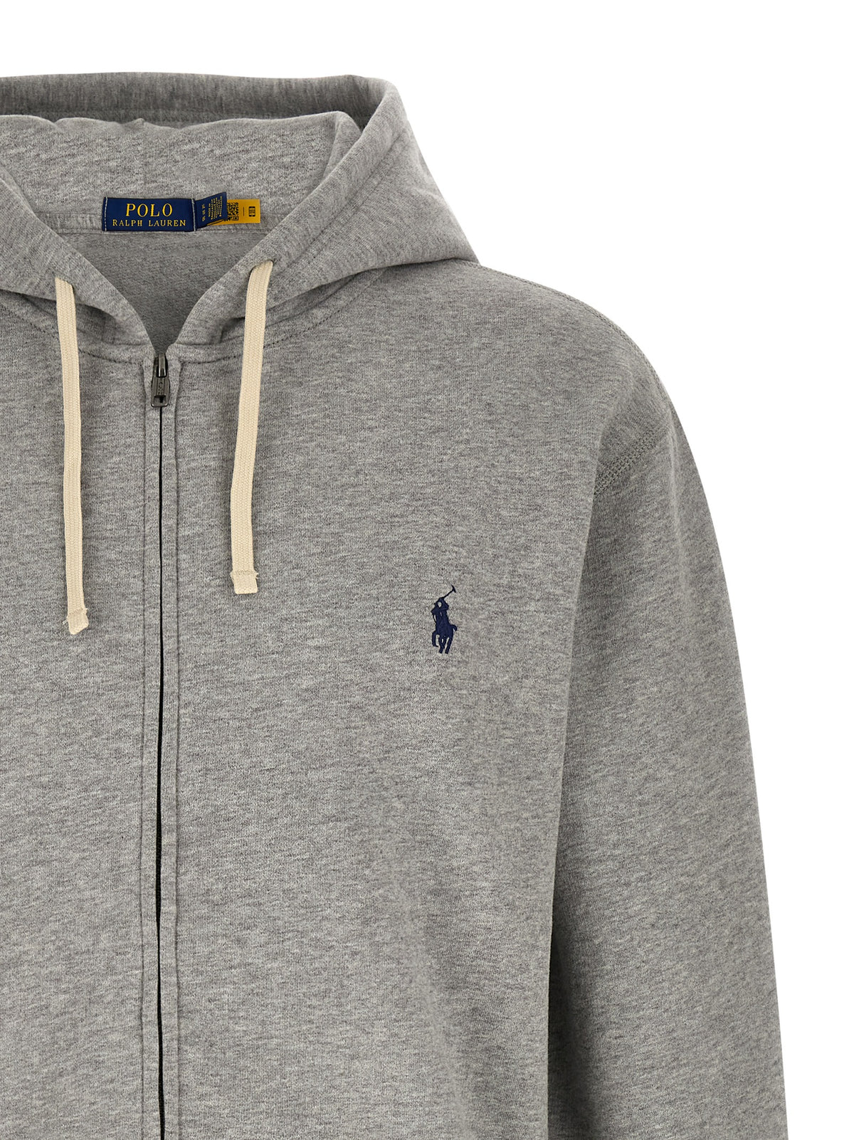 Sudadera de algodón gris Polo Ralph Lauren