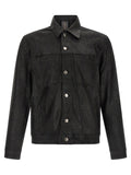 GIORGIO BRATO Black Lamb Leather Leather Jacket